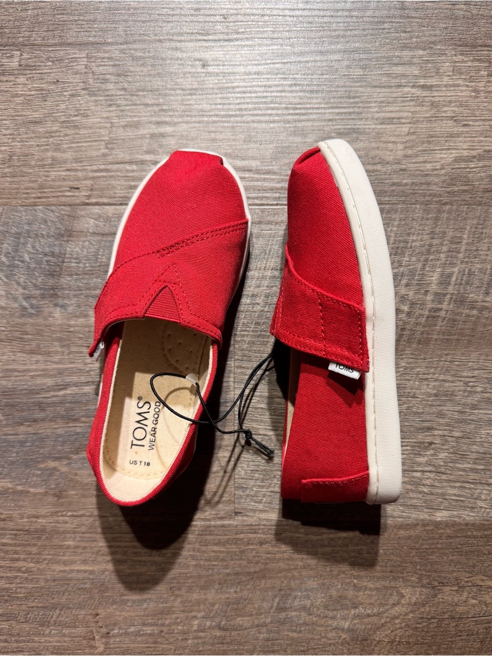 Toms Kids Slip-On Alpargata Canvas Sneakers